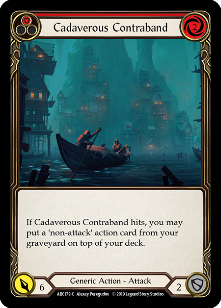 Cadaverous Contraband (Red) | Common [Rainbow Foil] - 1st Edition