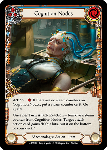 Cognition Nodes (Blue) | Rare [Rainbow Foil] - 1st Edition