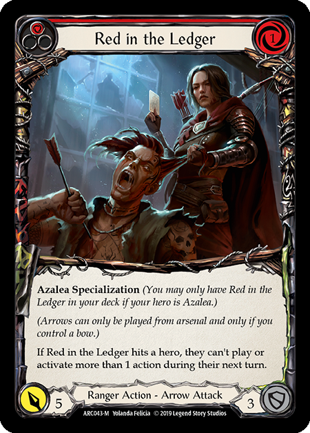 Red in the Ledger | Majestic [Rainbow Foil] - 1st Edition