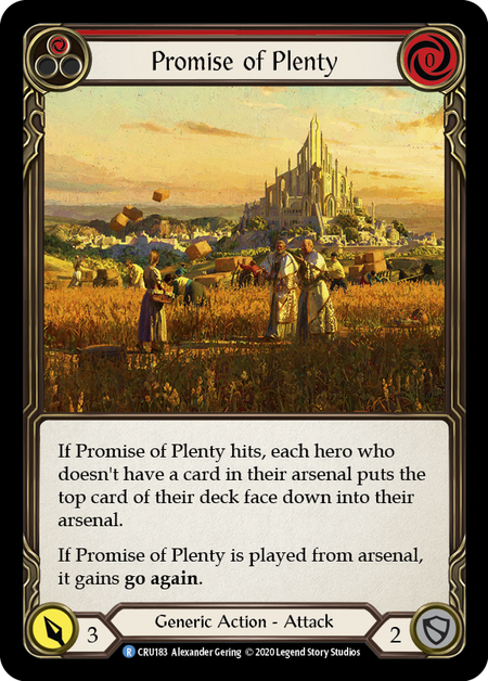 Promise of Plenty (Red) | Rare - 1st Edition