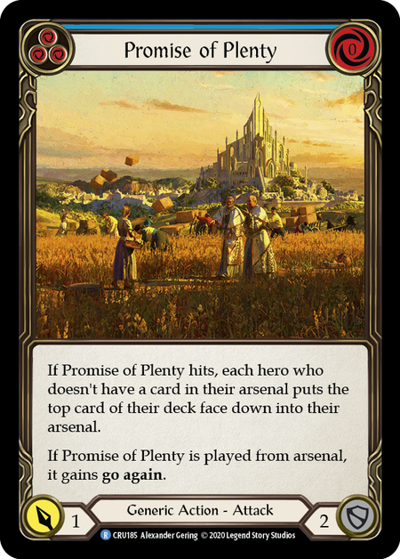 Promise of Plenty (Blue) | Rare - 1st Edition
