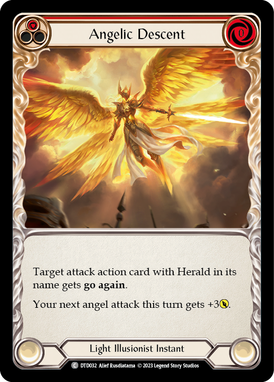 Angelic Descent (Red) | Common