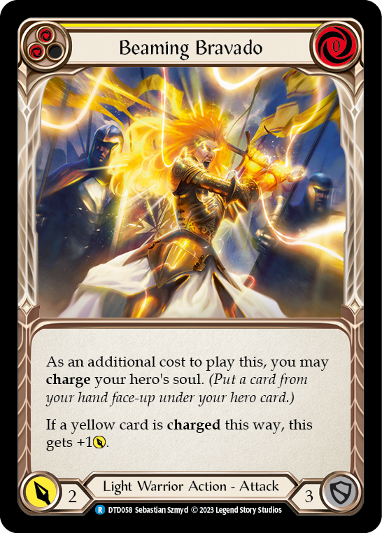 Beaming Bravado (Yellow) | Rare [Rainbow Foil]