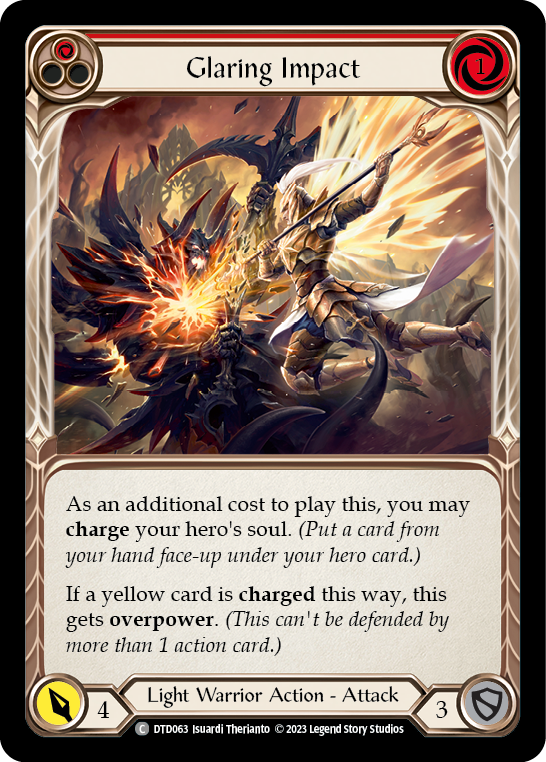 Glaring Impact (Red) | Common [Rainbow Foil]