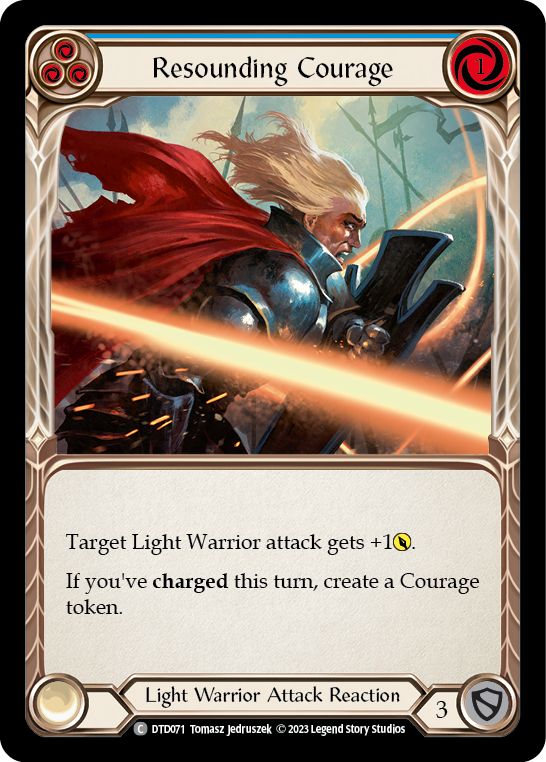 Resounding Courage (Blue) | Common