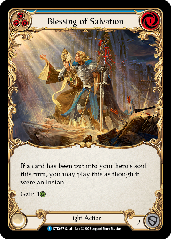 Blessing of Salvation (Blue) | Rare