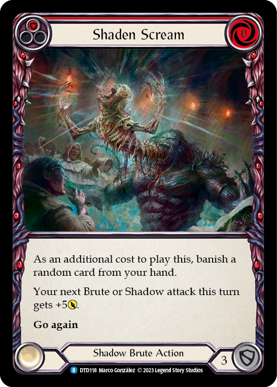 Shaden Scream (Red) | Rare [Rainbow Foil]