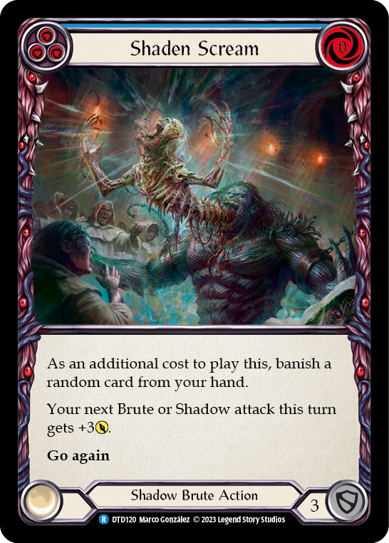 Shaden Scream (Blue) | Rare [Rainbow Foil]