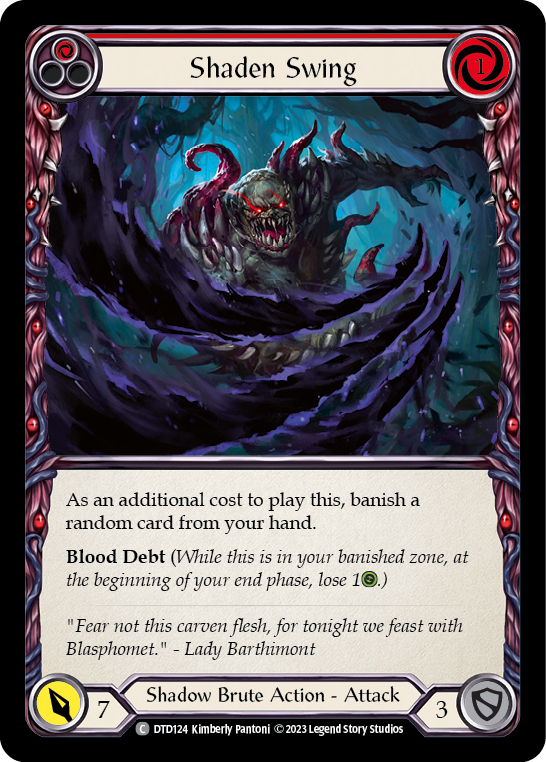 Shaden Swing (Red) | Common [Rainbow Foil]