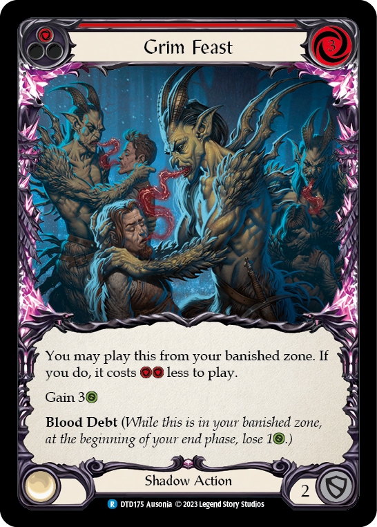 Grim Feast (Red) | Rare [Rainbow Foil]