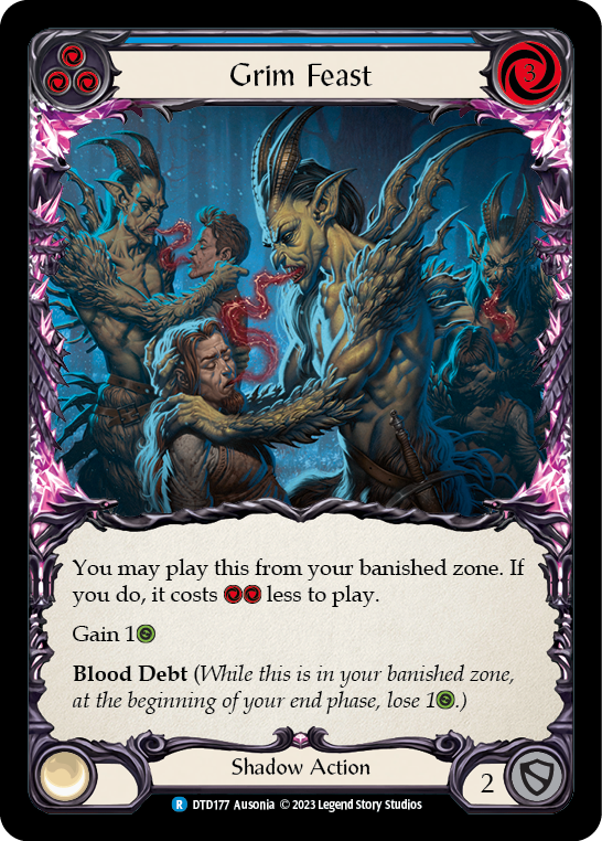 Grim Feast (Blue) | Rare [Rainbow Foil]