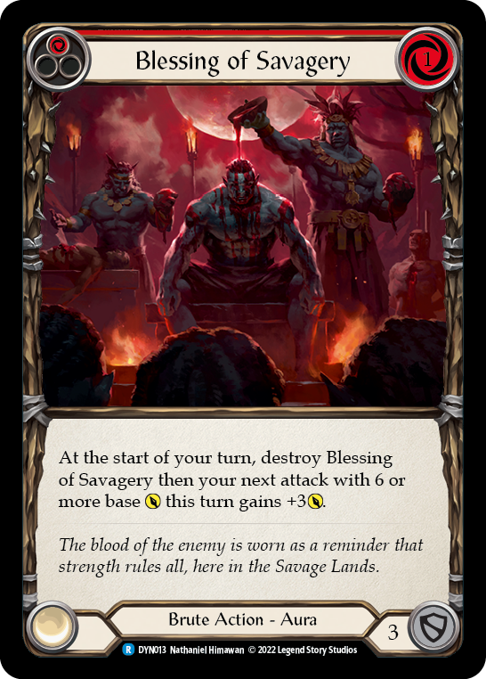 Blessing of Savagery (Red) | Rare