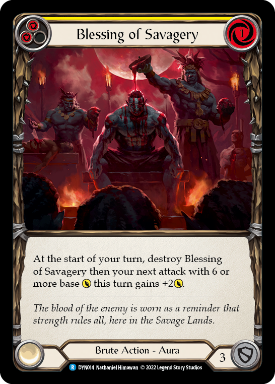Blessing of Savagery (Yellow) | Rare