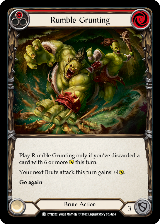 Rumble Grunting (Red) | Common