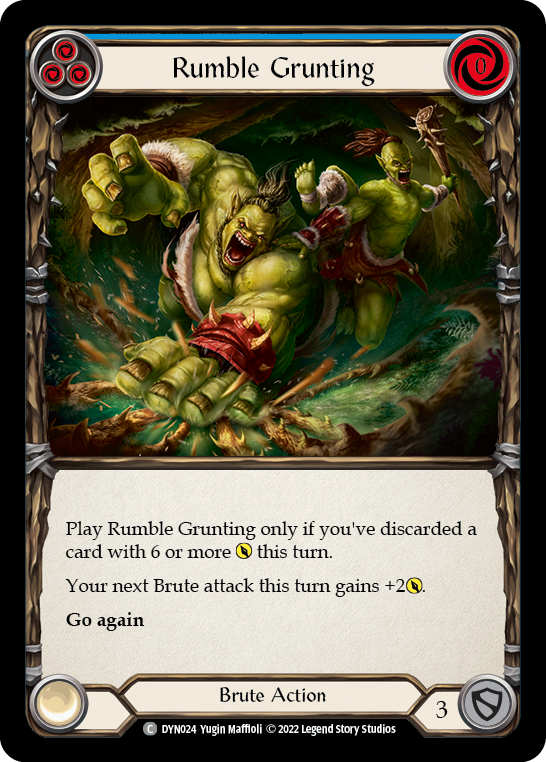 Rumble Grunting (Blue) | Common