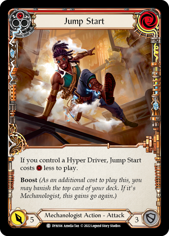 Jump Start (Red) | Common [Rainbow Foil]