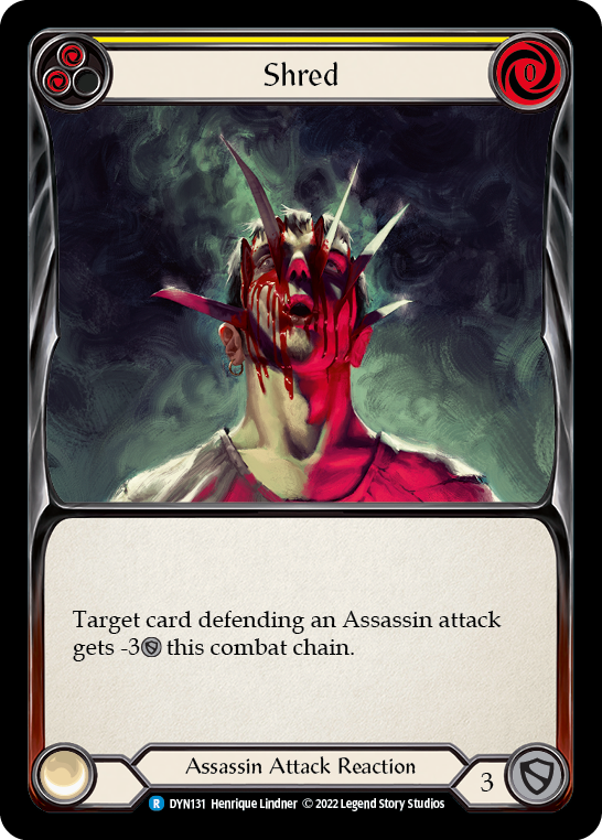 Shred (Yellow) | Rare [Rainbow Foil]