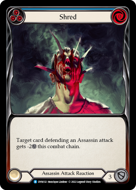 Shred (Blue) | Rare [Rainbow Foil]