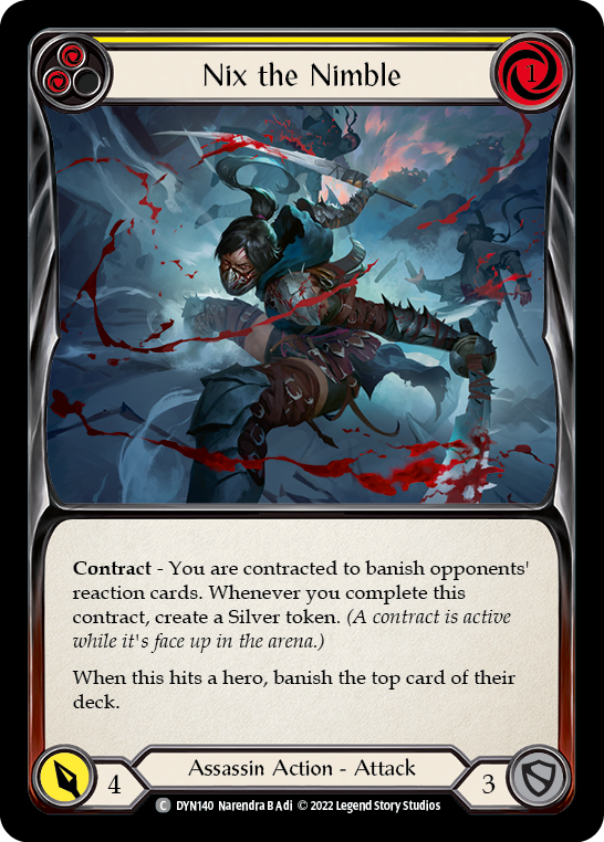 Nix the Nimble (Yellow) | Common [Rainbow Foil]