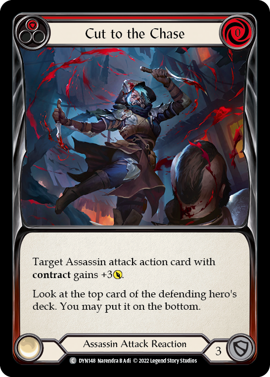 Cut to the Chase (Red) | Common [Rainbow Foil]
