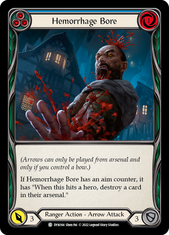 Hemorrhage Bore (Blue) | Common [Rainbow Foil]