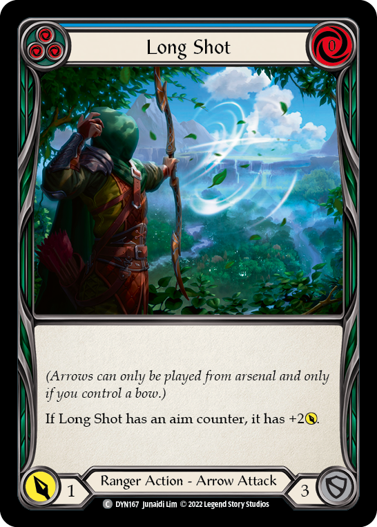 Long Shot (Blue) | Common [Rainbow Foil]