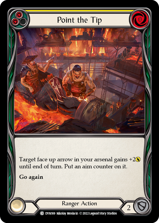 Point the Tip (Yellow) | Common [Rainbow Foil]