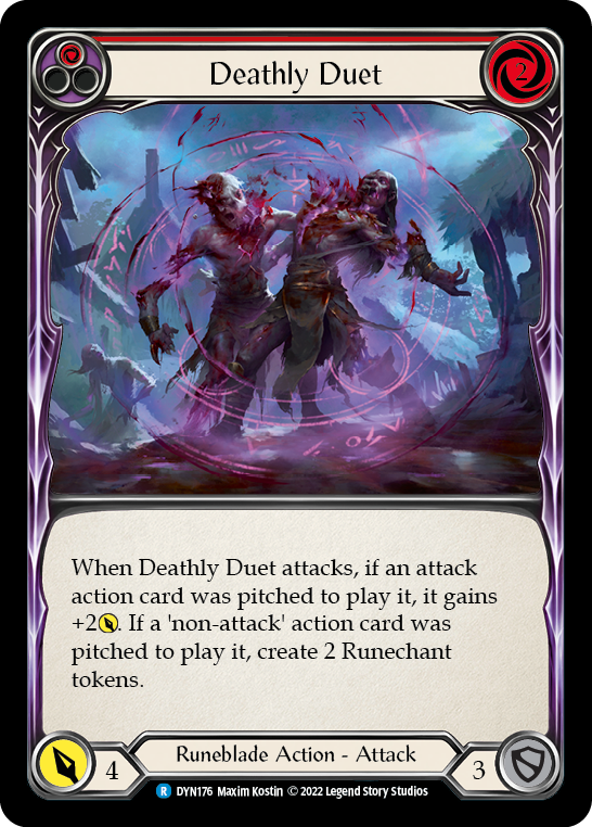 Deathly Duet (Red) | Rare [Rainbow Foil]