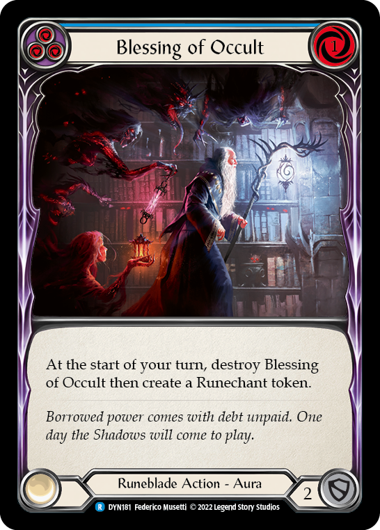 Blessing of Occult (Blue) | Rare