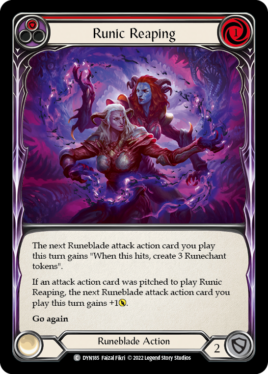 Runic Reaping (Red) | Common [Rainbow Foil]