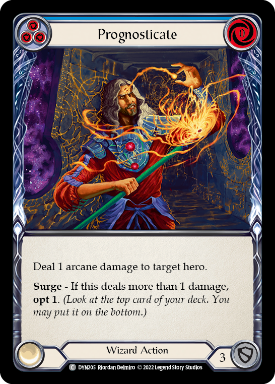 Prognosticate (Blue) | Common [Rainbow Foil]