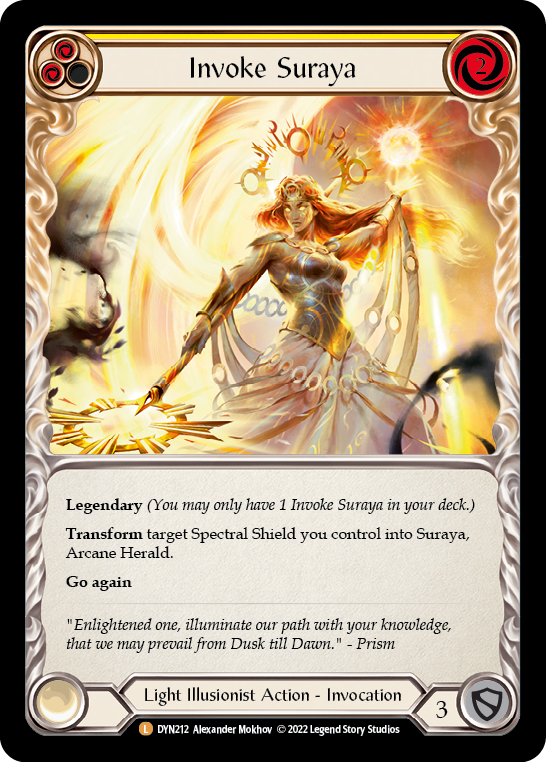 Invoke Suraya // Suraya, Archangel of Knowledge | Legendary [Rainbow Foil]