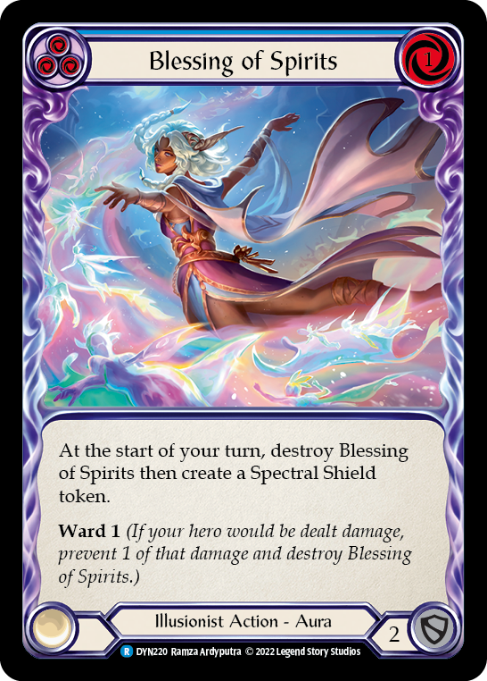 Blessing of Spirits (Blue) | Rare