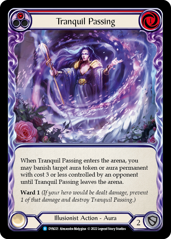 Tranquil Passing (Red) | Rare [Rainbow Foil]