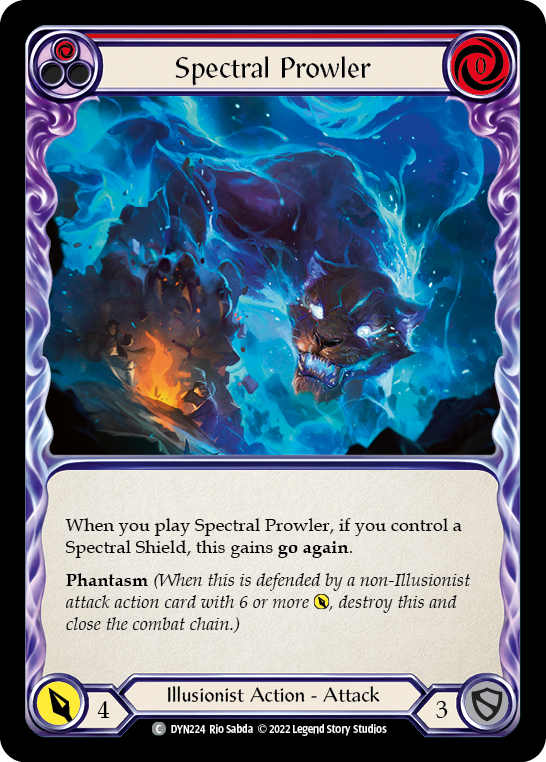 Spectral Prowler (Red) | Common [Rainbow Foil]