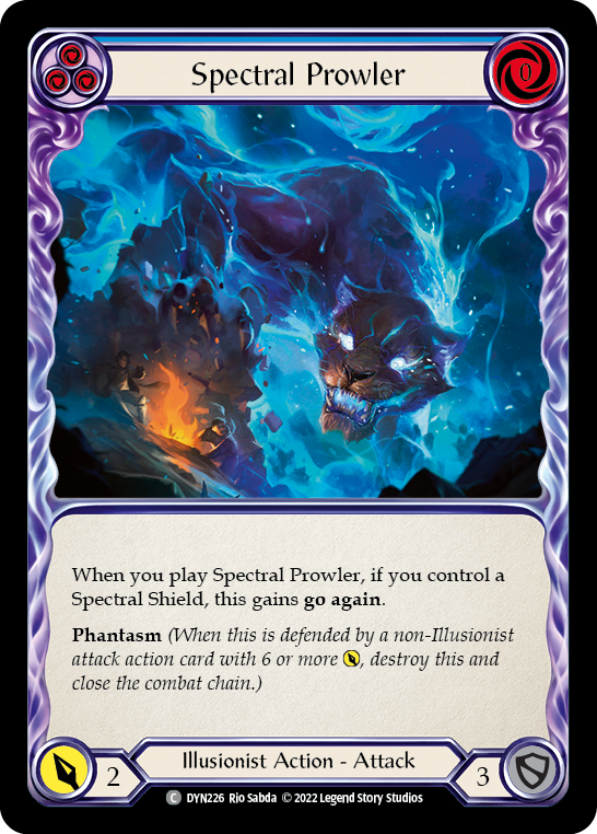 Spectral Prowler (Blue) | Common [Rainbow Foil]