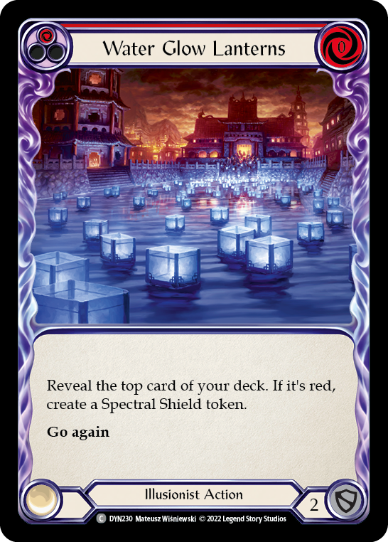 Water Glow Lanterns (Red) | Common [Rainbow Foil]