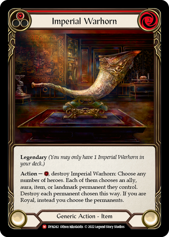 Imperial Warhorn | Majestic [Rainbow Foil]