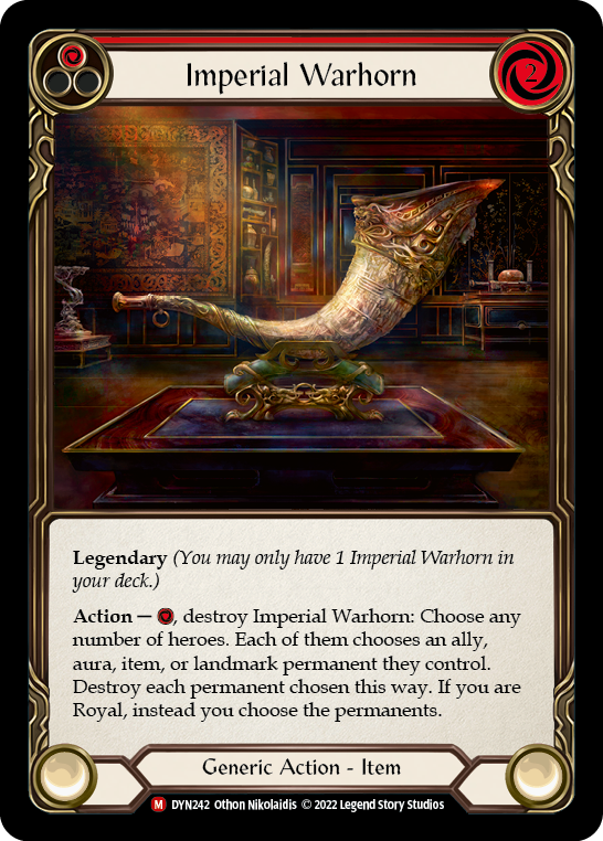Imperial Warhorn | Majestic [Cold Foil]