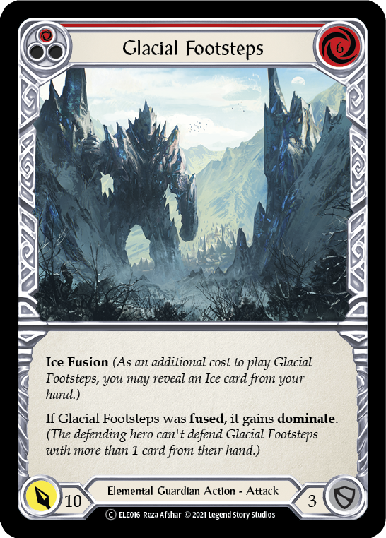 Glacial Footsteps (Red) | Common [Rainbow Foil] - Unlimited