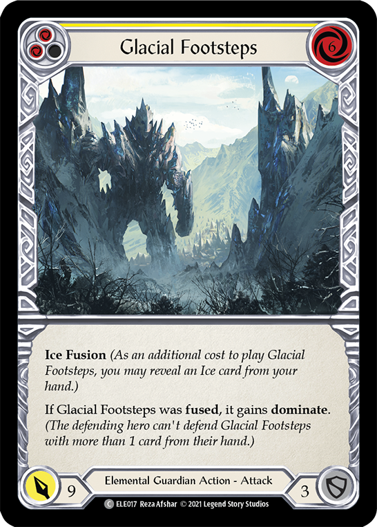 Glacial Footsteps (Yellow) | Common - First Edition