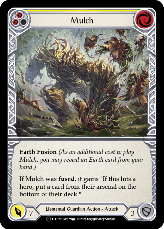 Mulch (Yellow) | Common [Rainbow Foil] - Unlimited