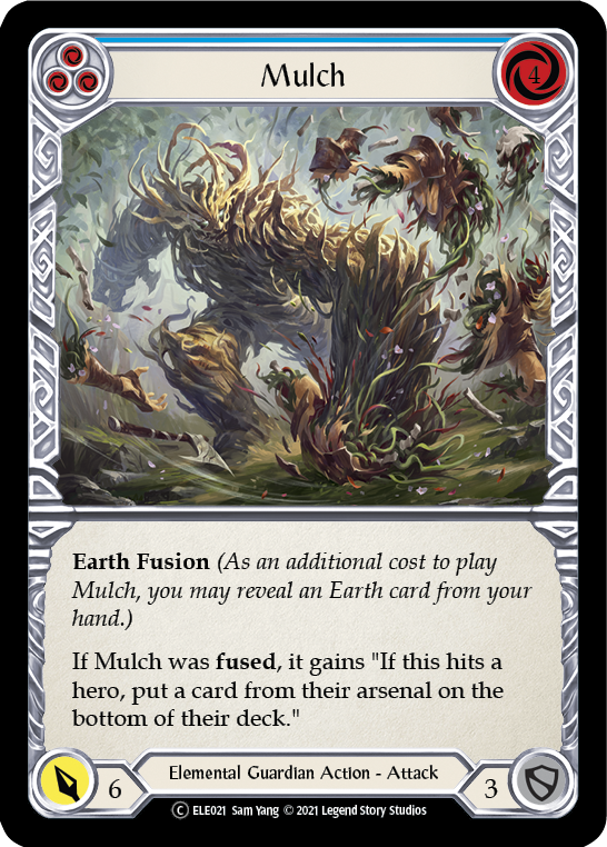 Mulch (Blue) | Common [Rainbow Foil] - Unlimited
