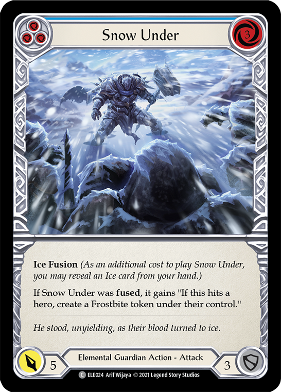 Snow Under (Blue) | Common - First Edition