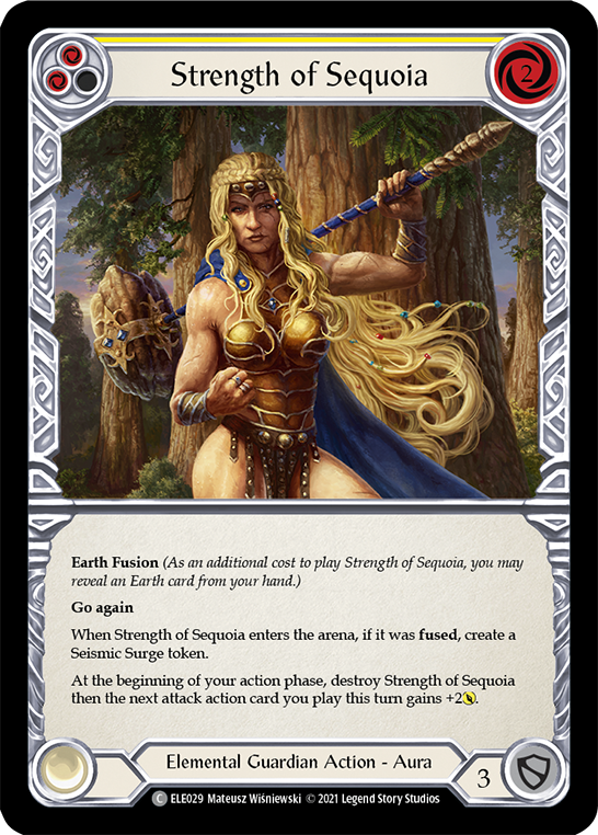 Strength of Sequoia (Yellow) | Common - First Edition