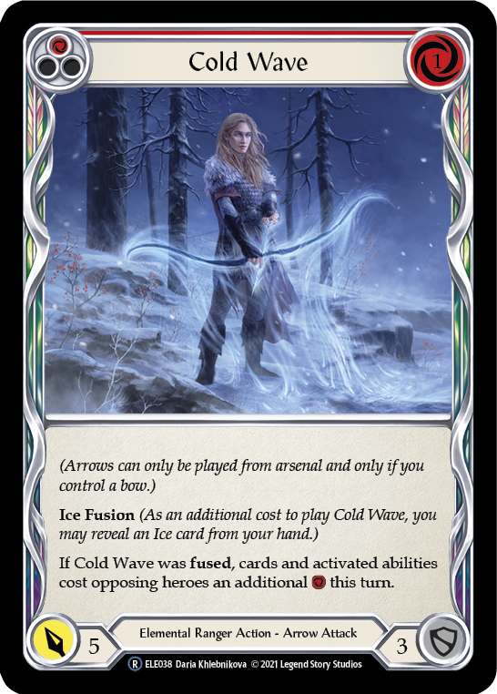 Cold Wave (Red) | Rare [Rainbow Foil] - Unlimited