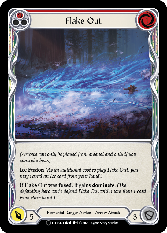Flake Out (Red) | Common [Rainbow Foil] - Unlimited