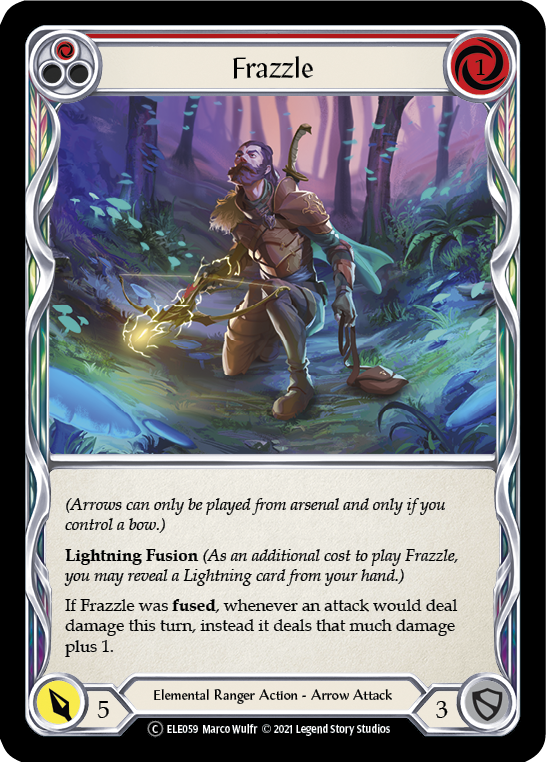 Frazzle (Red) | Common [Rainbow Foil] - Unlimited
