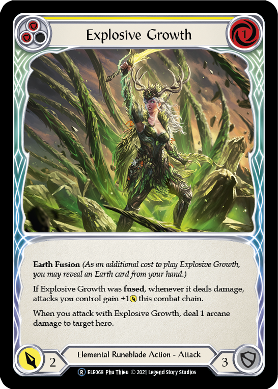 Explosive Growth (Yellow) | Rare [Rainbow Foil] - Unlimited