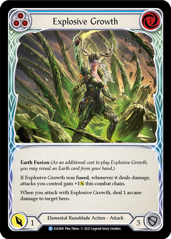 Explosive Growth (Blue) | Rare - First Edition